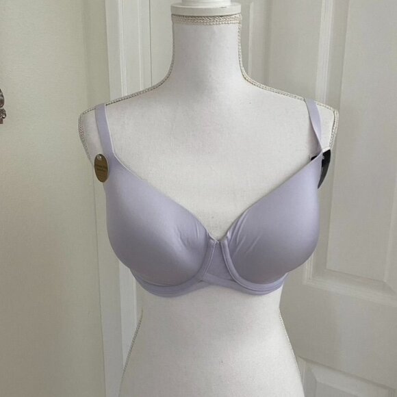 Wacoal Ultimate Side Smoother Underwire T-Shirt Bra PURPLE HEATHER Size 30DDD - Picture 9 of 11